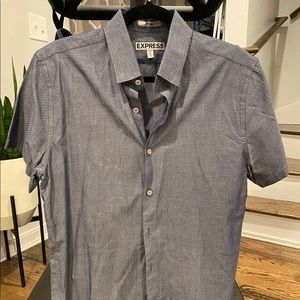 Express Short Sleeve Button Down M